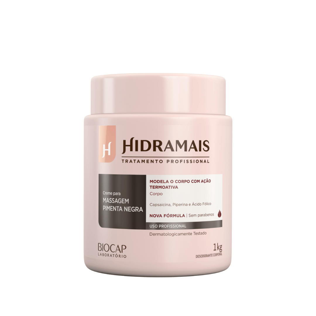 Hidramais Creme para Massagem Pimenta Negra