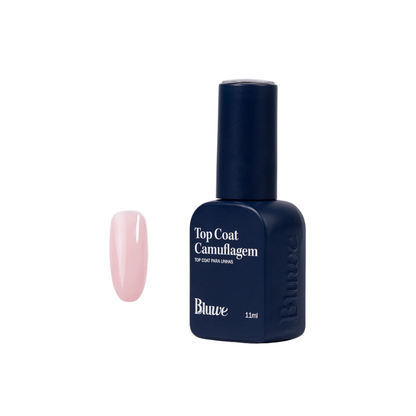 Bluwe Top Coat Camuflagem Querido Pink