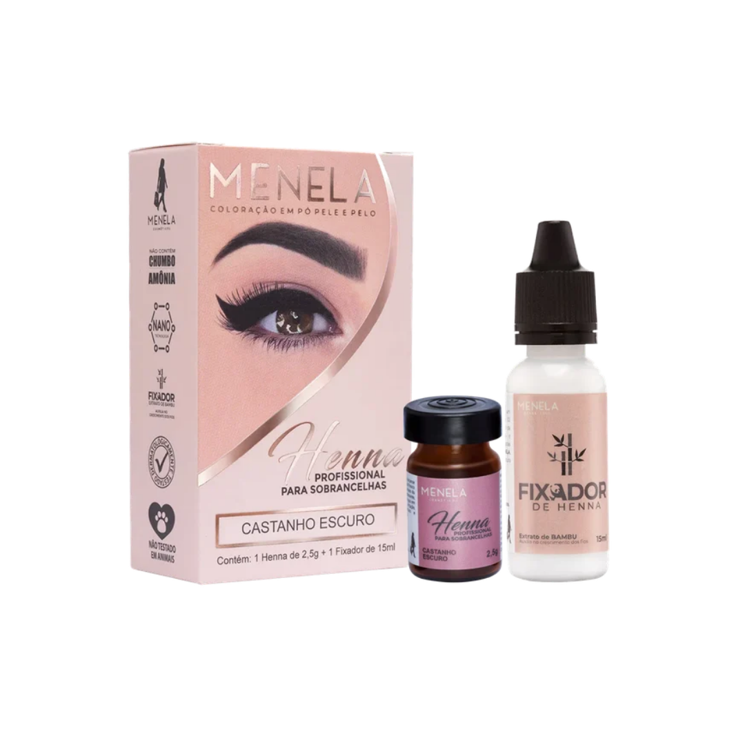 Menela Henna Castanho Escuro